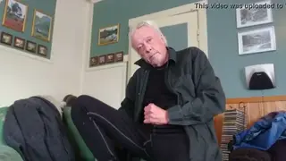 European Daddy Finishes Solo Session With Thick Cumshot