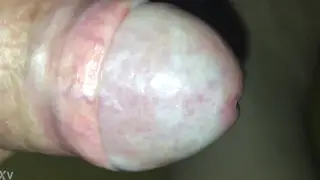 POV Handjob Teases a Thick Cock Up Close