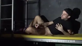 Tattooed Hunk Takes Bareback Ride in Madrid Club