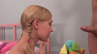 Busty Teen Gagged and Face-Fucked in Casting Debut