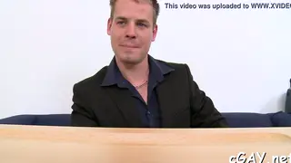 Two Men Trade Blowjobs Before Bareback Sex