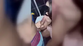 Girlfriend Sucks Husband Before Joining Her Boyfriend