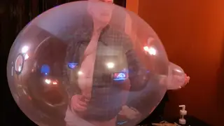 Mature Daddy Pops Balloons During Solo Play