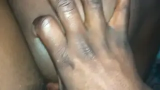 Petite Ebony Rides Hard in Reverse POV