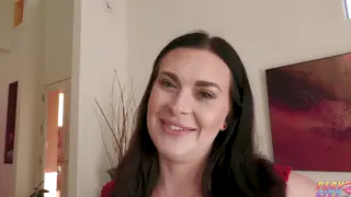 Busty Brunette MILF Takes BBC Anal Pounding and Gapes