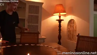 Slender Twink Takes Deep Throat Before Bareback Doggystyle