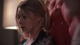 Blonde Busty MILF Takes Creampie After Doggystyle Pounding