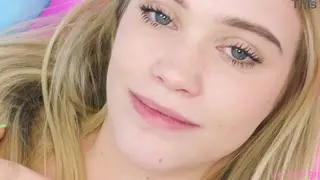 Petite Blonde Shows Off Her Body During Massage