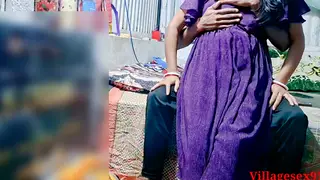 Indian Couple Enjoys Outdoor Anal Play Together