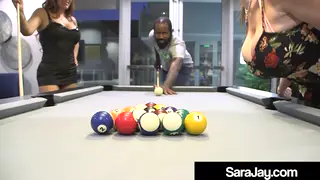Voluptuous MILF Dominates Threesome With BBC