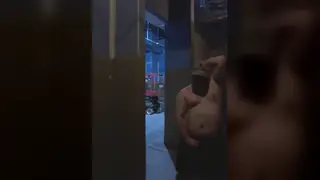 Hairy Bear Strokes Thick Cock to Muscular Climax