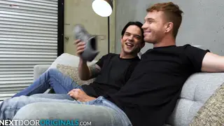 Muscular Couple Flip-Fucks Bareback in New Apartment