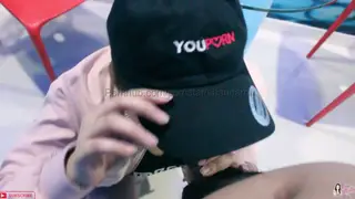 Curvy Asian Gym Buddy Surrenders To First-Time Passion