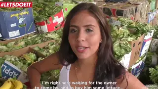 Petite Latina Performs Oral in Her Casting Debut
