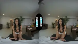 Busty French Tutor Drains Student in VR POV