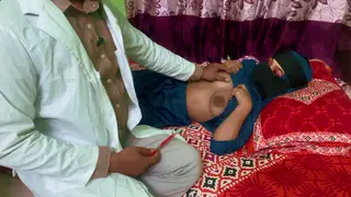Doctor Examines Patient Before Intense Session