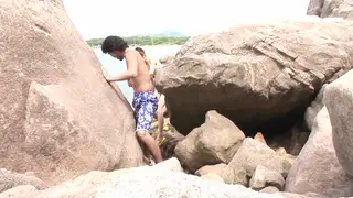Petite Japanese Brunette Explores Outdoor Sex