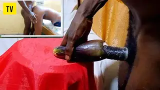 Ebony Teen in Stockings Takes Doggystyle to Cumshot