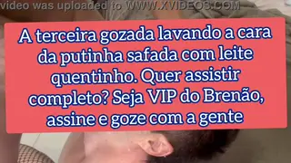 Tattooed Latino Endures Double Penetration in Favela
