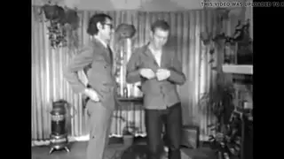 Vintage Pair Share Oral Pleasure in Retro Setting