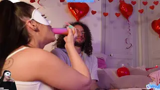 European Babes Swarm Lucky Boyfriend in Wild Gangbang Orgy