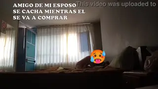 Latina Wife Shared by Husband and Landlord in Bondage Threesome