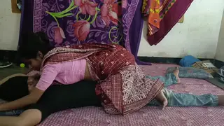 Indian Couple Explores Deep Throat and Anal Intimacy