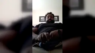 Hairy Latino Stepdad Strokes Massive BBC to Explosive Finish