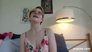 Blonde Solo Explores Anal Toys in Doggystyle Position
