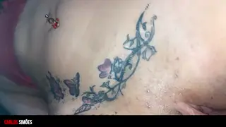 Latina Wife Pleasures Her Husband in Lingerie