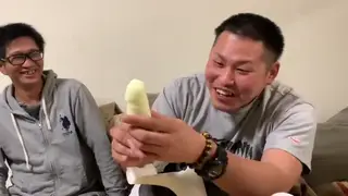 Hairy Japanese Bear Takes Sex Toy Deep In Tight Hole