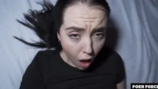 Curvy European Teen Takes Facial After Anal Threesome