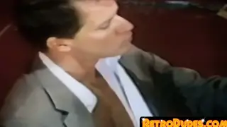 Hairy Vintage Studs Fuck Raw in a Classic Bareback Session