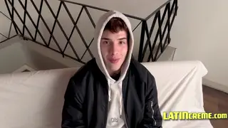 Latino Twink Swallows Thick Cock Before Rough Ride