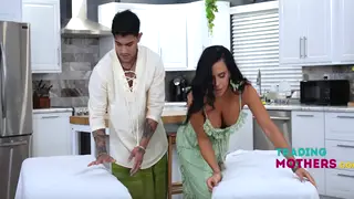 Latina MILF Turns Massage Into Outdoor Gangbang