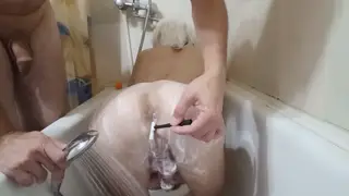 Mature Hunk Dominates Slim Partner at Gloryhole