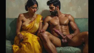 Indian Teen Endures First Gangbang at a Friend's House