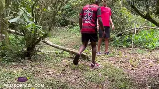 Curvy Twink Takes BBC Outdoors in Public