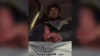 Hairy Bear Gets Serviced by Driver in Parked Car