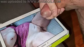 Amateur Lesbians Share Intense Cumshot Tribute Moment