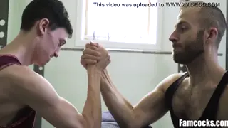 Stepdad Pounds Twink on Gym Bench After Workout
