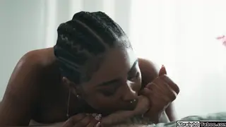 Stepdad Watches Femdom Masturbation and Squirts