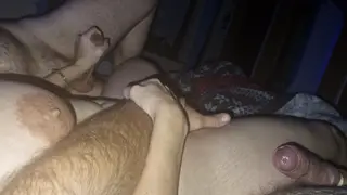 Busty Hotwife Explores First Threesome While Husband Watches