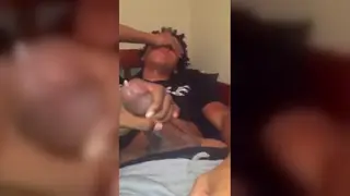 Guy Jerks Off His Gay Friend to Cumshot