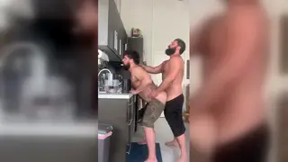 Hairy Bears Share an Intense Three-Way Session
