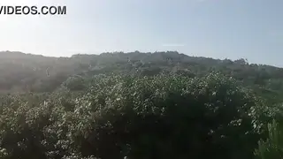 Tattooed Latino Gives Blowjob Before Outdoor Doggystyle