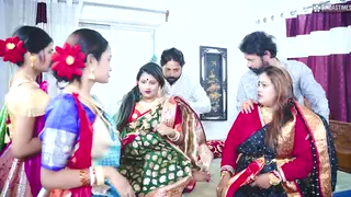 Indian Wives Shared in a Wild Office Gangbang