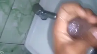 Latino Twink Strokes to a Quick Cumshot