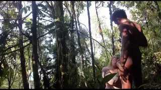 Voluptuous BBW Takes BBC Anal Outdoors