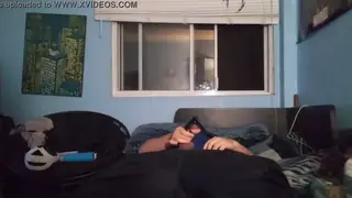Amateur Guy Handles His Chastity Cage Solo